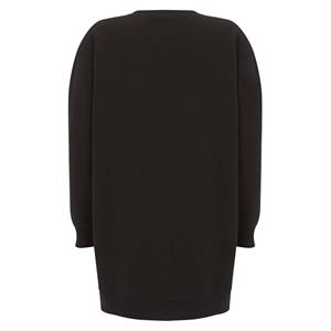 Mint Velvet Black Long Zip Sweatshirt